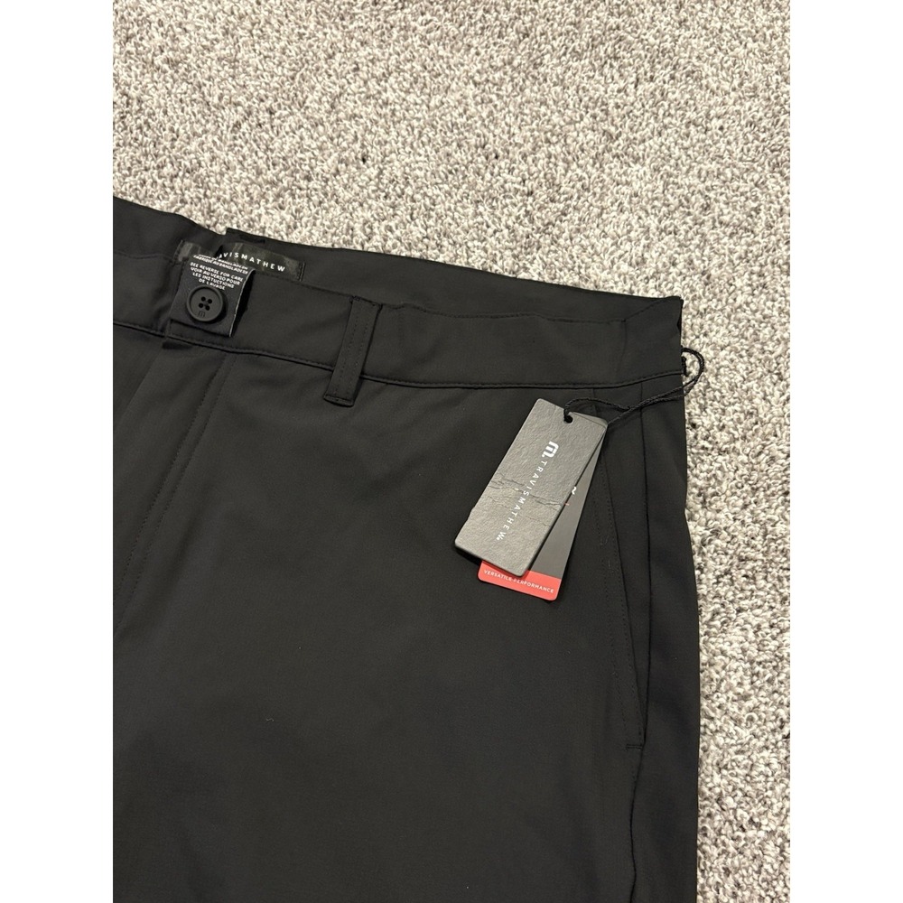 Travis Mathew Chino Pants Mens 40x30 Black Golf Performance Quick Dry NWT - Picture 4 of 6